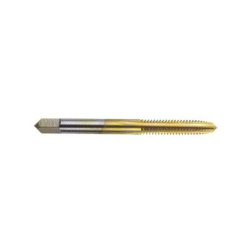 1"-8 Straight Flute Hand Tap - Bottom Style - Tin Coated, PN MOR-92450