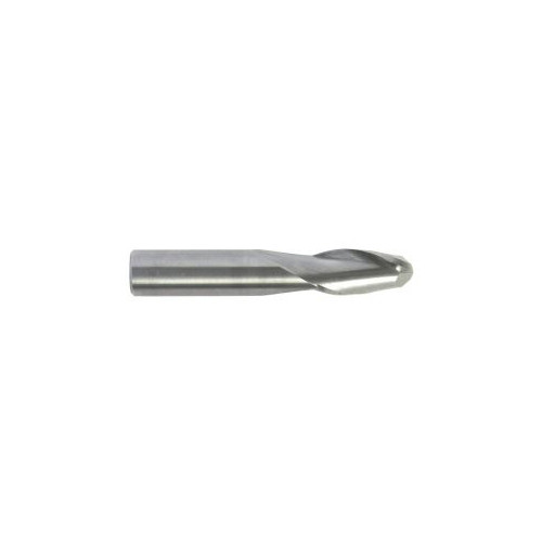 End Mill, 9/16 X 1/2 2 Flute Single End Ball