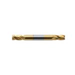 End Mill, 3/16 HSS, 4 Flute, Double End C/C TiN