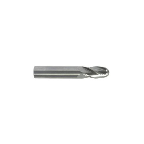 End Mill, HSS 4 Flute Ball 1" TiN