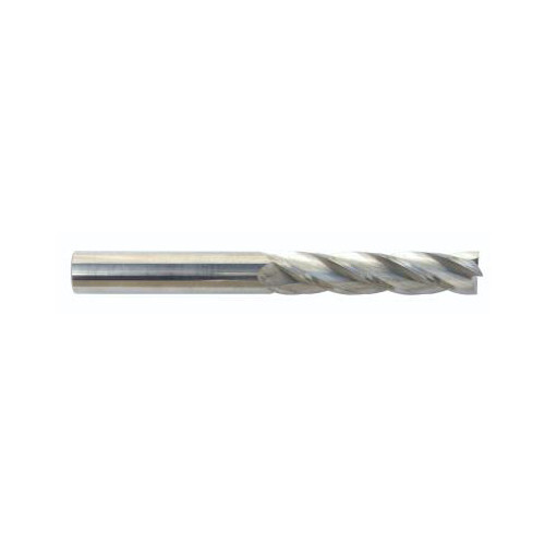 Carbide End Mill, 1/4 4 Flute Single End Long