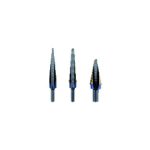 3 Piece Cobalt Unibit Set, PN 10502Cb