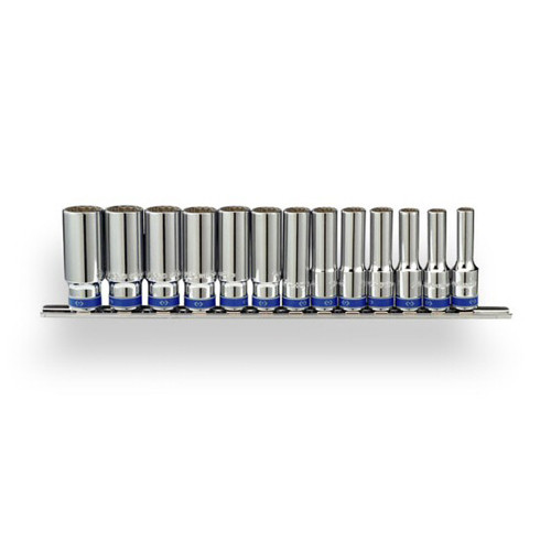 3/8 Dr 13Pc Deep Skt Set Metric 12Pt