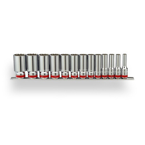 3/8 Dr 13Pc Deep Skt Set Sae 12Pt