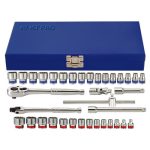 3/8 Dr 36Pc Skt Set Sae + Metric 12Pt