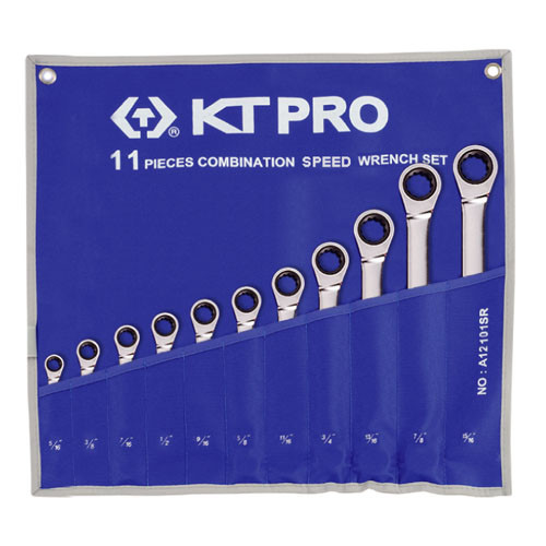 11Pc Comb. Speed Wrh Set Sae 12Pt