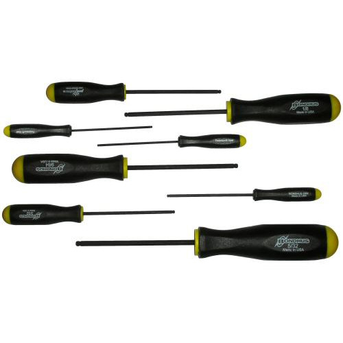 Bondhus 8Pc Ball End Screwdriver Set, PN Bon-10632