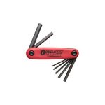 Bondhus 7Pc 2Mm - 8Mm Folding Hex Key Set - Metric, PN Bon-12587