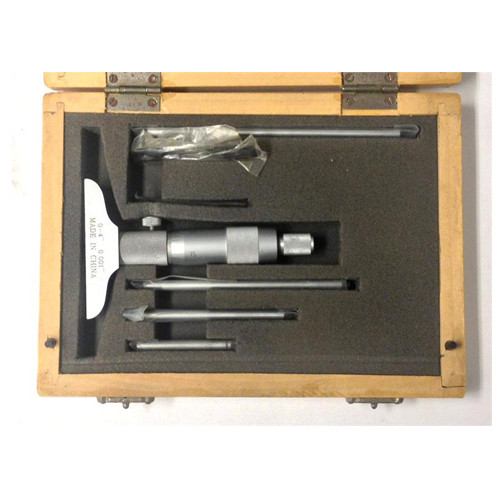 0-4" Depth Micrometer, .001 Graduation, 303-2503