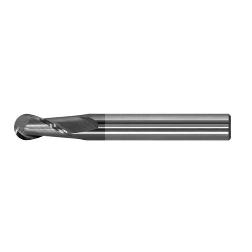 Carbide End Mill, TiAlN, 5/16 2 FluteSe Ball Stub 2"" Oa