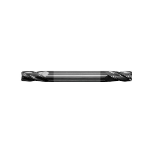 Carbide End Mill, TiAlN,13/64 , 4 Flute, Double End Stub 2-1/