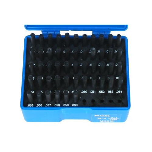 Pin Gage - Minus Set, .011-.060", Accuracy +.0000", -.0002", PN 303-4501M0