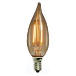 6W Flame Dim Warm White E27 B