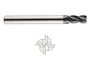 9/32" V7 Inox 4 Flute Carbide E/M, By Yg1 Tool Co