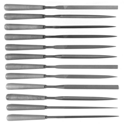 Needle File Set 12 Pc 2 Cut 6-1/4, By Simonds