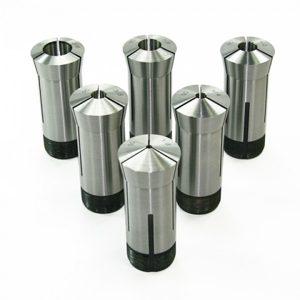 5C Collet Set, 1/8 To 1" By 64Ths, 57Pc Set,