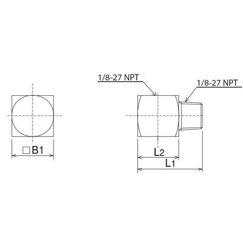 1/8Npt Elbow, By Lube USA