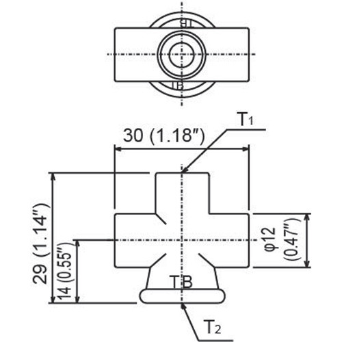4-Way Tb Header Fits Bpt., By Lube USA