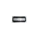 PN 1075, Spindle Speed Name Plate