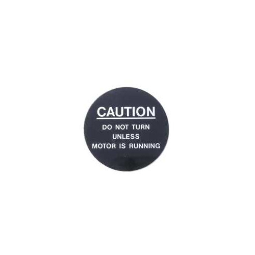 PN 1475, Caution Plate