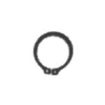 PN 016-0046, Snap Ring For 4HP Mtr Shaft