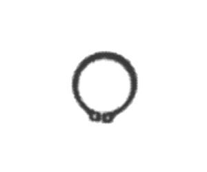 PN 016-0046, Snap Ring For 4HP Mtr Shaft