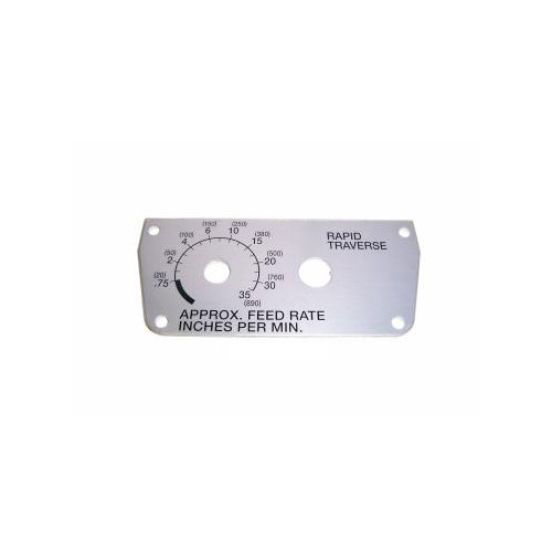 PN 038-0250, Control Box Cover Plate
